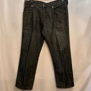 COPY - Mens Vigo Faded Acid Black Jeans Size: 34 Inseam: 30
